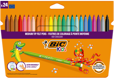 Flomasteriai BIC KIDS, 24 vnt., 24 vnt.