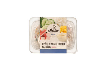 Ryžių ir krabų skonio lazdelių salotos, 1 kg