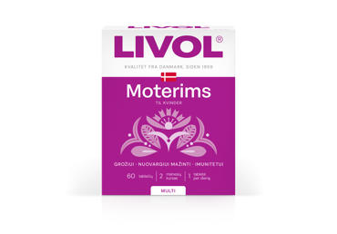 Maisto papildas LIVOL MULTI moterims, 60 vnt.