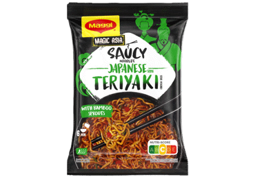 Greitai paruošiami makaronai MAGGI ASIA TERIYAKI, 128 g