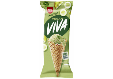Valgomieji ledai SUPER VIVA su kivių, citrinų ir mėtų įdaru, 97 g