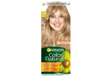 Garnier Color Naturals 8.13, natūrali šviesi blondinė. 