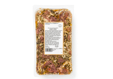 Marinuotas sprandinės šašlykas su pipirais ir žolelėmis, 1 kg
