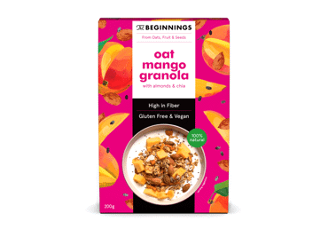Oat granola BEGGININGS with mango, 200 g
