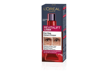 L'Oreal Paris Revitalift Laser Eye Bag Instant Eraser paakių gelis, 15ml