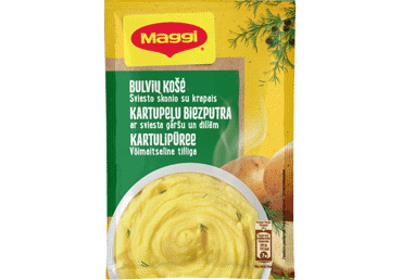 Sviesto skonio bulvių košė MAGGI su krapais, 35 g