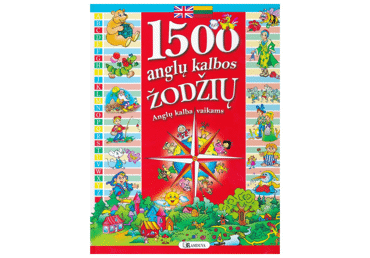 Knyga 1500 ANGLŲ KALBOS ŽODŽIŲ, 1 vnt.