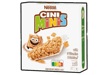 Dribsnių batonėlis NESTLE CINI MINIS, 6x25g, 150 g