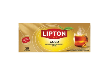 Чёрный чай LIPTON GOLD, 37.5 г