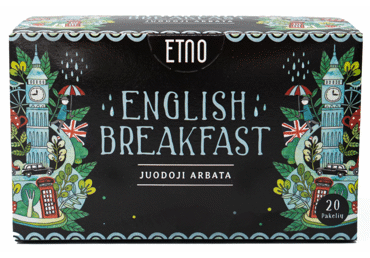 Juodoji arbata ETNO ENGLISH BREAKFAST, 40 g