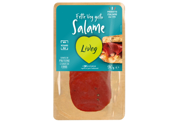 Veganiškas užkandis iš kviečių ir tofu SALAMI MILANO STYLE, 90 g