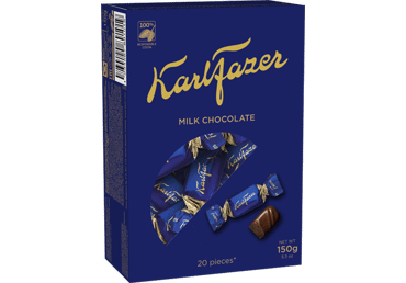 Конфеты из молочного шоколада KARL FAZER, 150 г