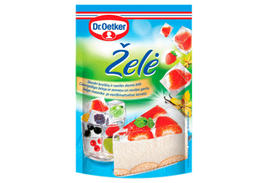 Skaidri želė DR. OETKER, braškių ir vanilės skonio, 72 g