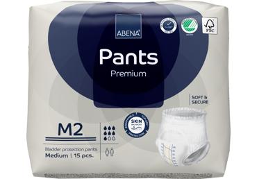 Suagusiųjų sauskelnės-kelnaitės ABENA PANTS PREMIUM, M dydis, 15 vnt.