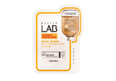 TONYMOLY Master Lab Snail Mucin Mask Sheet Lakštinė veido kaukė, 19 g