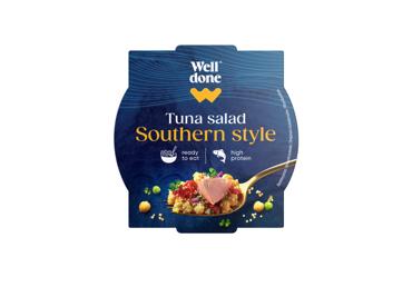 Pietietiško stiliaus tunų salotos WELL DONE, 160 g