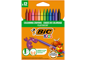 Spalvotos kreidelės BIC PLASTIDECOR, 1 vnt.