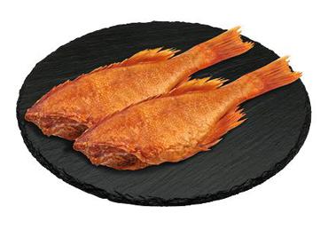 Karštai rūkyti gelminiai jūriniai ešeriai (Sebastes alutus), 1 kg