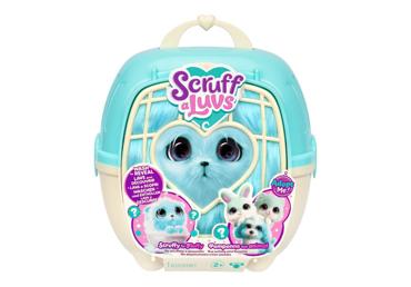SCRUFF-A-LUVS pliušinis gyvūnėlis, zils, 19 cm