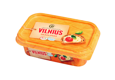 Mažesnio riebumo margarinas VILNIUS (SKANUMAS), 250 g