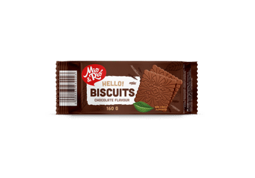 Cookies MIO&RIO, chocolate flavor, 160 g