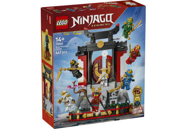 LEGO konstruktorius 15-ųjų metinių nindzių personažų ekspozicija 71866