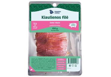 Šaltai rūkyta kiaulienos filė, pjaustyta a. r., 100 g