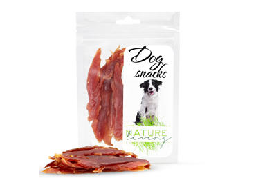Šunų ėdalo papildas NATURE LIVING (džiovinta antiena), 75 g
