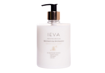 Liquid soap IEVA honey and avocado 0,5 L