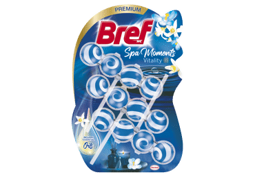 WC valiklis-gaiviklis BREF SPA MOMENTS VITALITY, 150 g