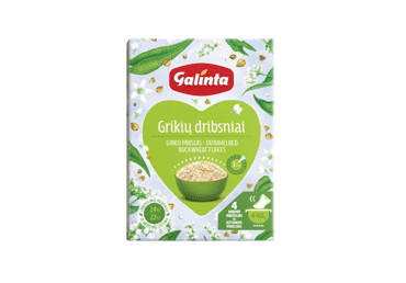 Grikių dribsniai GALINTA, 4 x 60 g, 240 g
