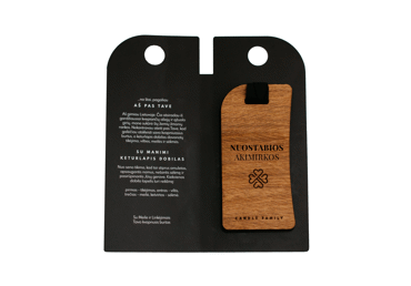 Aromatic card CANDLE FAMILY WONDERFUL MOMENTS, 1 pcs.