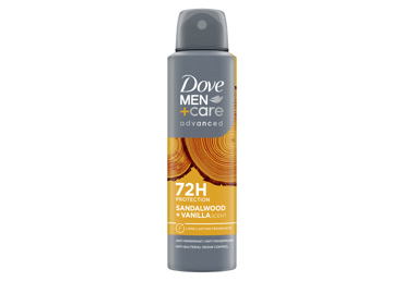 Мужской спрей-дезодорант DOVE SANDALWOOD & VANILLA, 150 мл