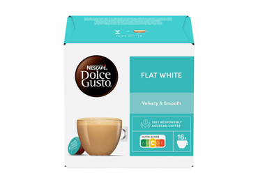 Kavos kapsulės NESCAFE DOLCE GUSTO FLAT WHITE, 187.2 g