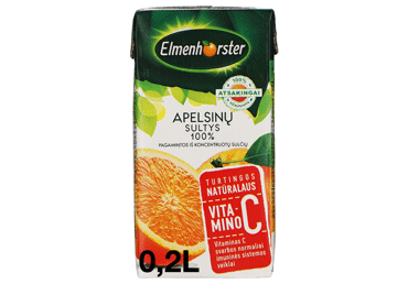 Apelsinų sultys ELMENHORSTER, 200 ml
