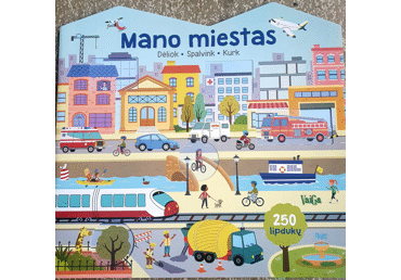 Knyga DĖLIOK. SPALVINK. KURK. MANO MIESTAS, 1 vnt.
