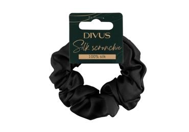 Šilkinė gumelė, DIVUS, midi, juoda, 1vnt.
