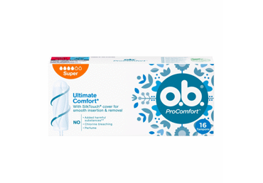 Higieniniai tamponai O.B. PRO COMFORT SUPER, 16 vnt.