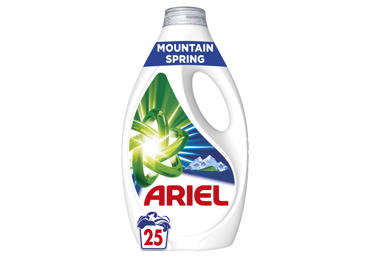 Skystas skalbiklis ARIEL Mountain Spring, 25 skalb., 1,125 l