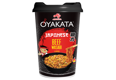 Greitai paruošiami makaronai OYAKATA, jautienos ir pipirkrieno skonio, 93 g