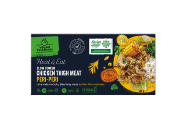 Lėt.virta višč.šlaun.mėsa su PERI PERI marin. HEAT&EAT, a.r., 400 g