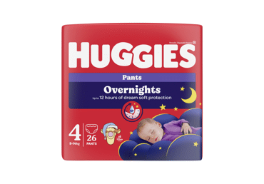 Sauskelnės HUGGIES OVERNIGHTS S4, 26 vnt., 26 vnt.