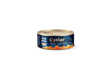 Lašišinių žuvų kuprių ikrai WELL DONE, 100 g