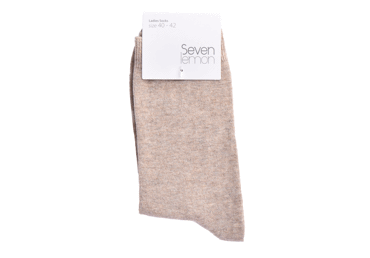 Moter. kojinės SEVEN LEMON, dydis 37-39, šv. rudоs, 1 pora, 1 vnt.