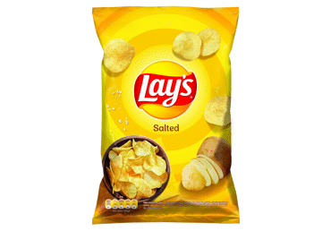 Bulvių traškučiai LAY'S su druska, 130 g