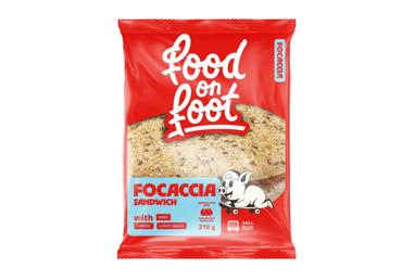Sumuštinis MANTINGA FOCACCIA su kumpiu,sūriu ir švel. padažu, 210 g