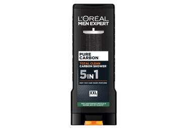L'Oréal Paris Men Expert Pure Carbon Total Cleandušo želės, 400 ml