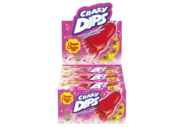 Ledinukas CHUPA CHUPS CRAZY DIPS, 14 g