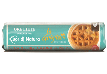 Sausainiai su saldikliu ORE LIETE CUOR DI NATURA GRIGLIETTE, 200 g