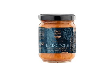 Užtepėlė WELL DONE PREMIUM su džiovintais pomidorais ir rikota, 190 g